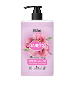 Жидкое крем-мыло Цветочный микс Sanfito 1л /8