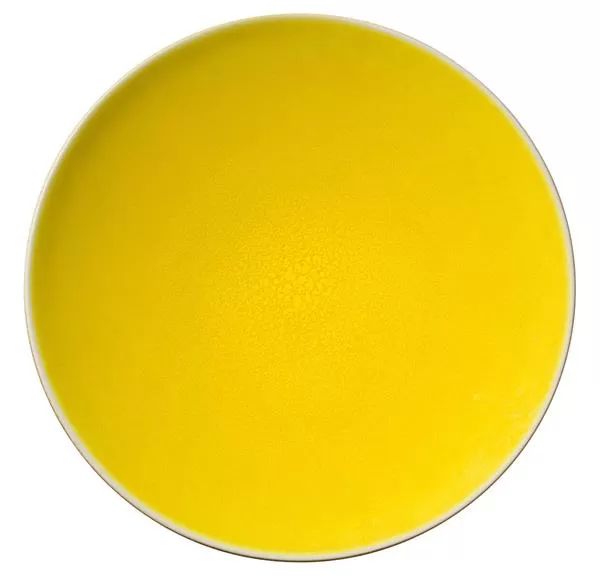 Тарелка мелкая d 32 см, h 5 см, цвет citron, Tourron