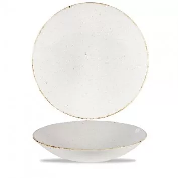 Салатник 38.5 x 8.8 cm 5,0 л , Stonecast Hints Barley White