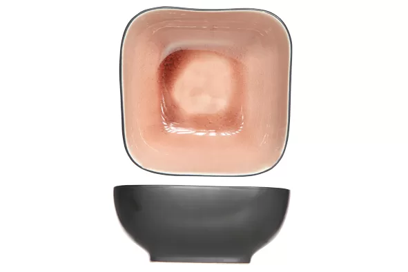 Салатник 14×14 см h 6 см, LAGUNA OLD ROSE