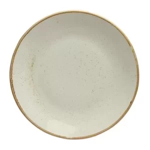 Тарелка 18 см безбортовая фарфор цвет бежевый Seasons