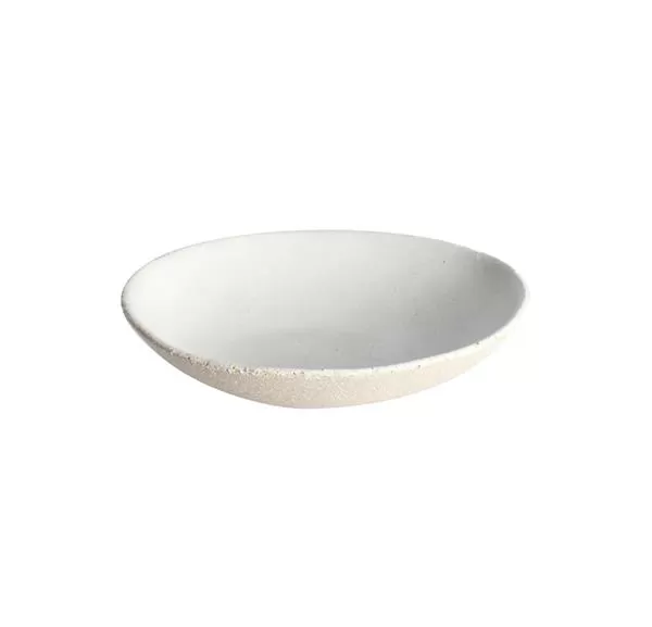 Тарелка глубокая 16,5×20 см, h 4 см, цвет blanc, Wabi