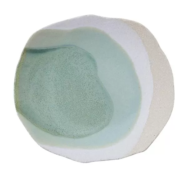 Тарелка мелкая 27×30 см, h 4 см, цвет vert, Wabi