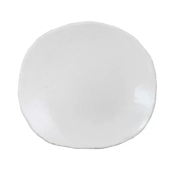 Тарелка мелкая 23×21 см, h 3 см, цвет blanc, Wabi