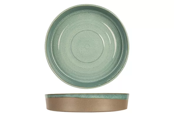 Тарелка суповая d 24 см  h 4 см, BASALT OCEAN GREEN
