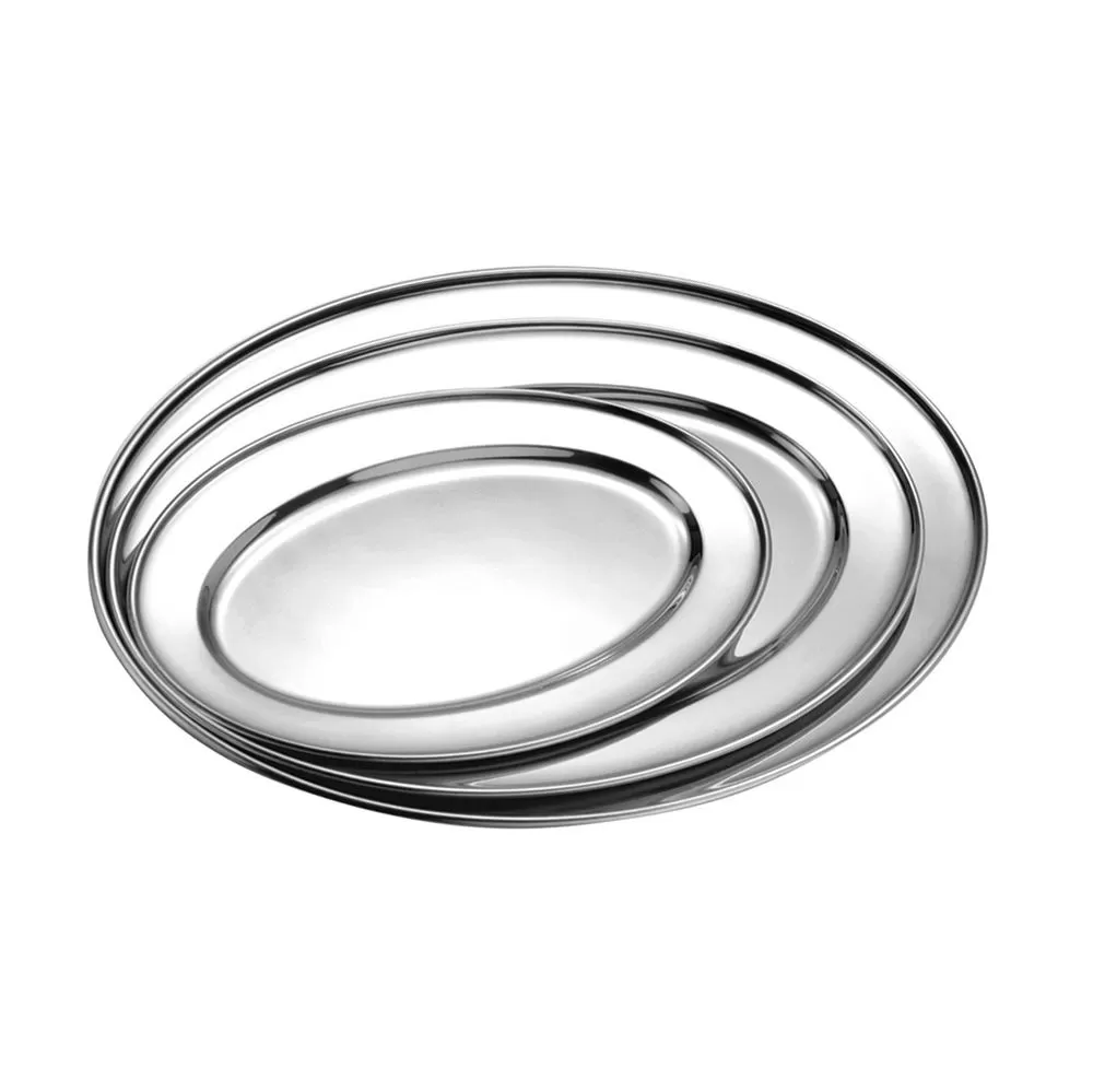 Блюдо металлическое овальное 55 см, P.L. Proff Cuisine