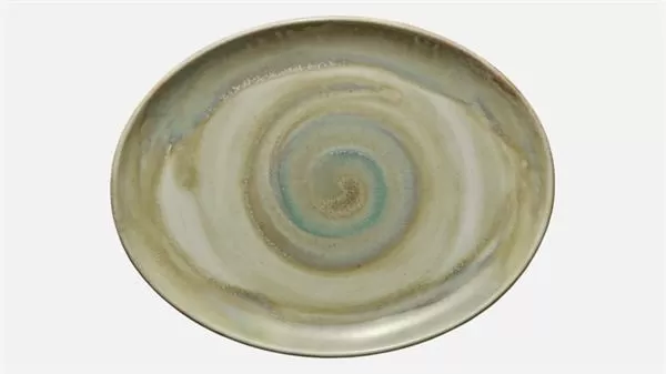 Блюдо овальное 36,1×28,1 см, h 2,9 см, цвет thyme, Perfect Match