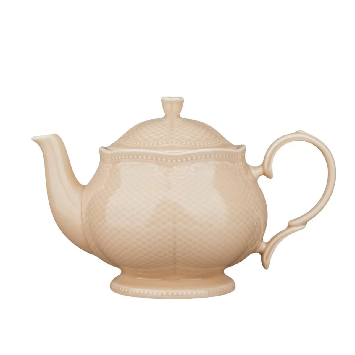 Чайник 1000 мл, фарфор,серия "Aristocrat-Peach Tea", Noble