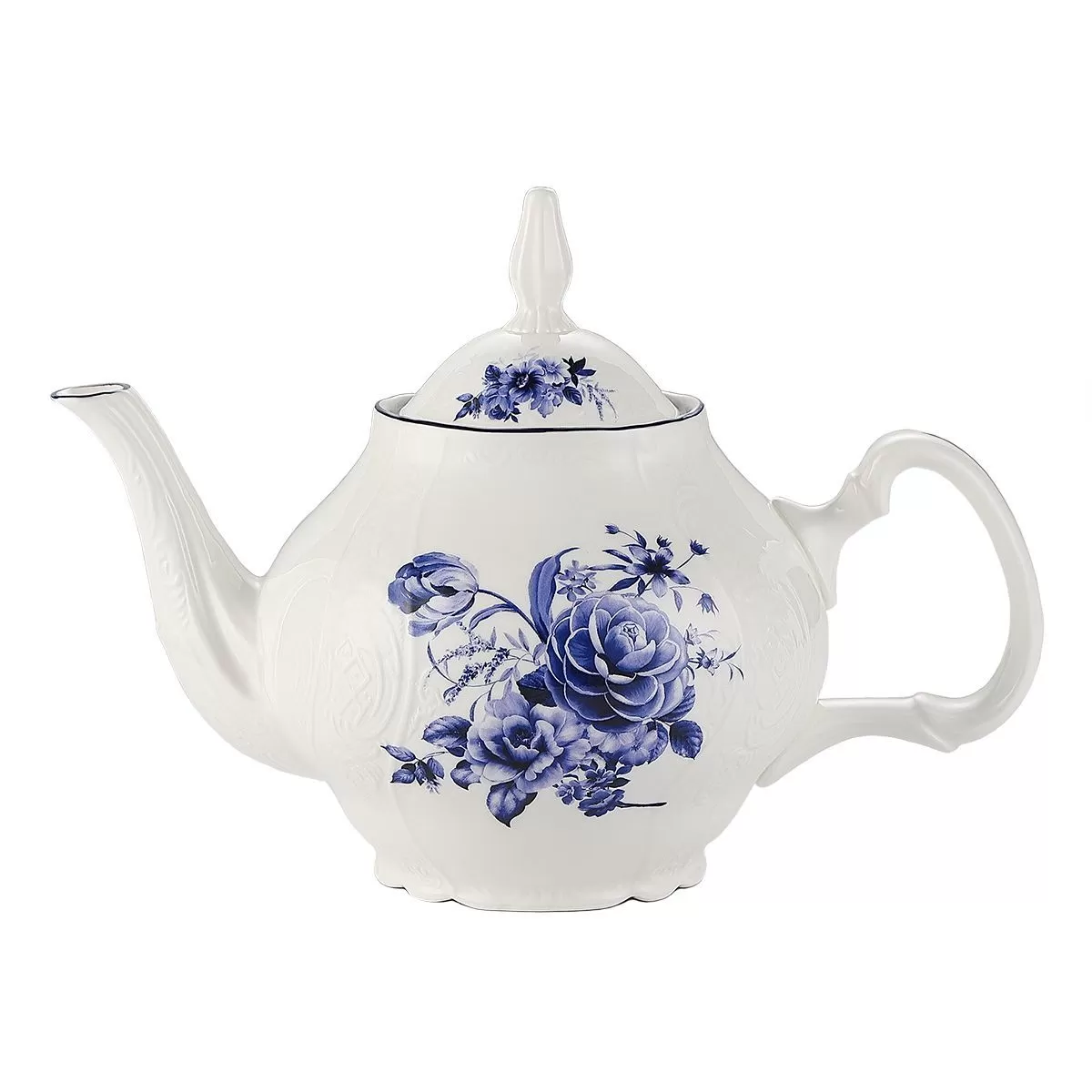 Чайник 1200мл,коллекция "Blue Flower"  P.L. Proff Cuisine