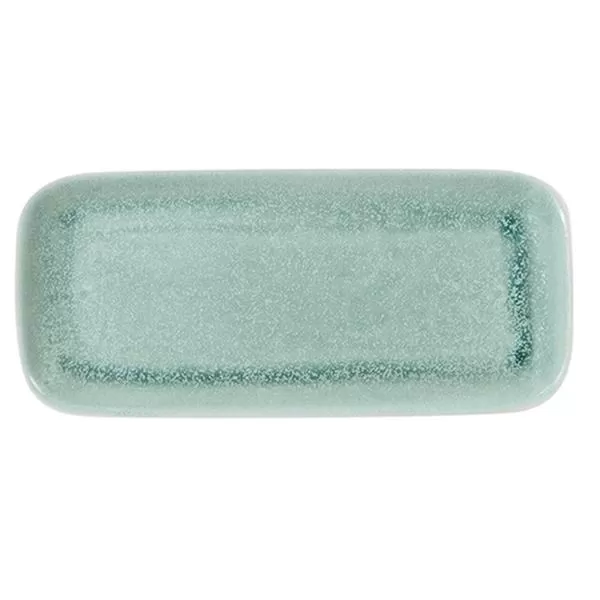 Блюдо прямоугольное 32×14,5 см, h 2 см, цвет eucalyptus, Tourron