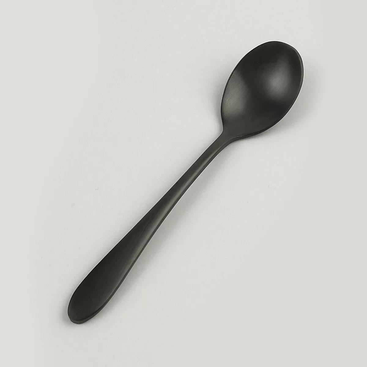 Ложка чайная ,покрытие PVD,черный матовый цвет,серия "Alessi-Black"  P.L.