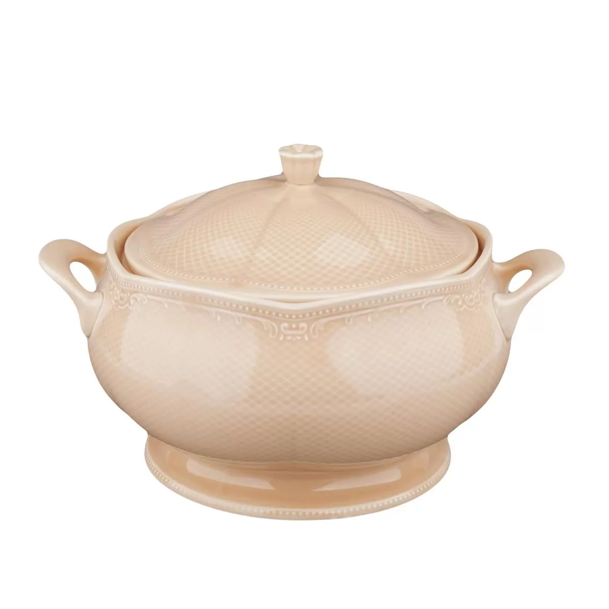 Супница 2200 мл, фарфор,серия "Aristocrat-Peach Tea", Noble