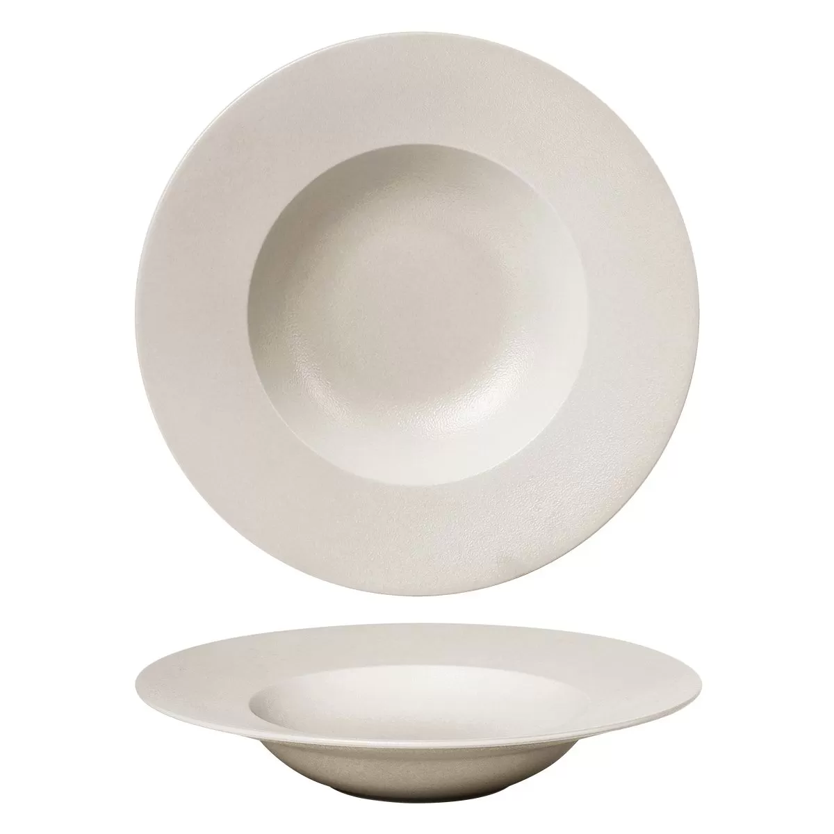 Тарелка глубокая d=30 cм, 700 мл, фарфор "NOBLE" серия "Fine Plus-Light Grey"