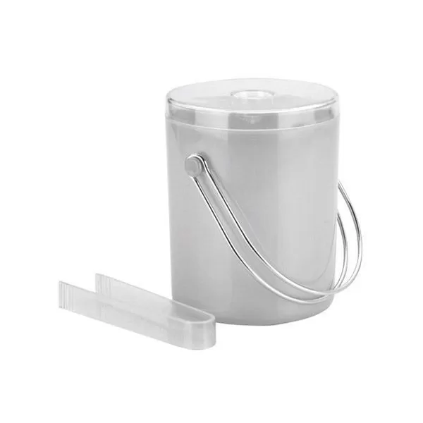 Ведерко для льда + щипцы 1,75 л, поликарбонат, P.L. — BarWare