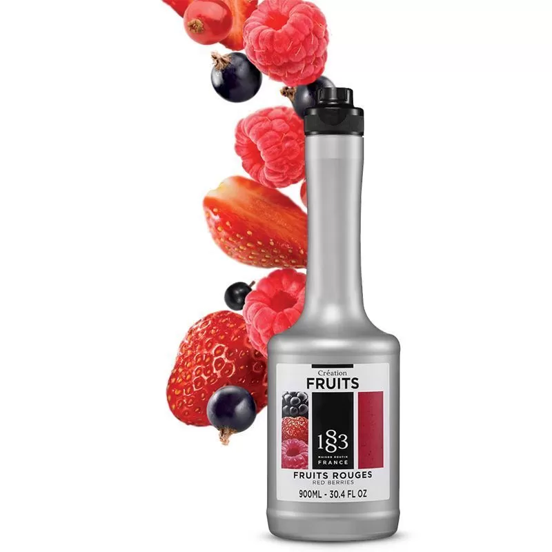 Пюре 1883 Maison Routin "Красные ягоды" (Red Berries), 1000мл, PP5, Франция