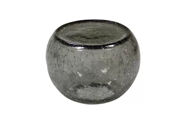 Блюдо «сфера», цвет серый d 13,5 см h 13 см Crackled glass ShApes