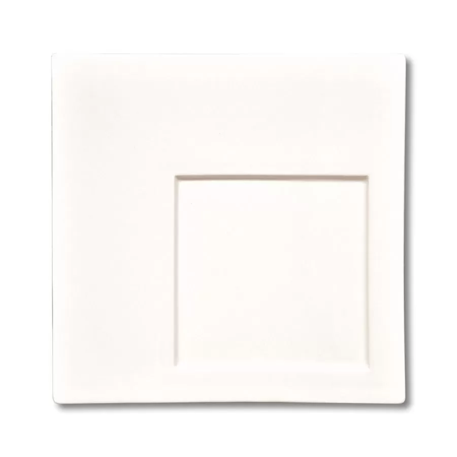 Тарелка квадратная Kunst Werk "Black Label" 21*21 см, P.L. Proff Cuisine