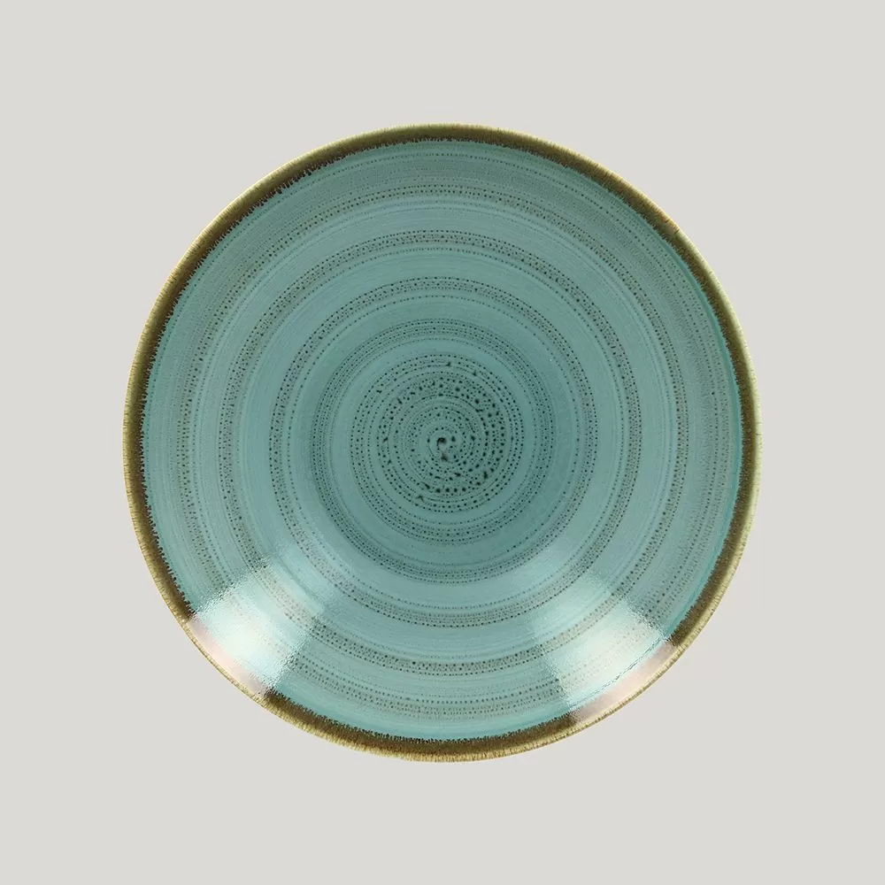 Тарелка RAK Porcelain Twirl Lagoon глубокая 1,2 л, 26 см