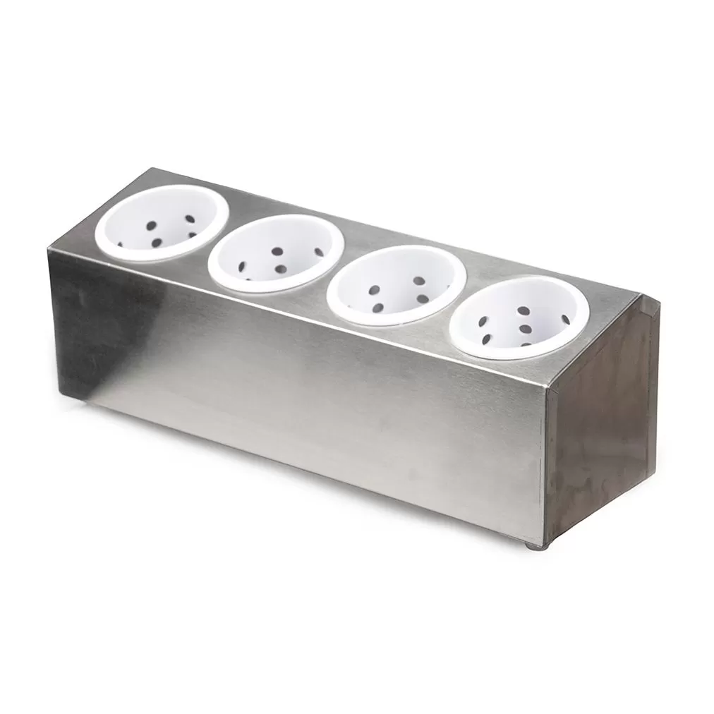 Подставка под столовые приборы металлическая, 4 отделения, P.L. Proff Cuisine