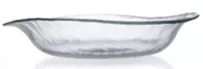 Салатник d 25 см h 5 см, стекло,прозрачный, Helix