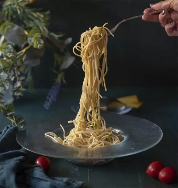 Тарелка для пасты d 25 см h 4,5 см, стекло, прозрачная, Gusto