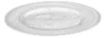 Тарелка d 18 см h 1,5 см, стекло, цвет белый, Neat