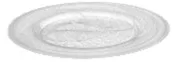 Тарелка d 23 см h 1,5 см, стекло, цвет / декор белый, Neat
