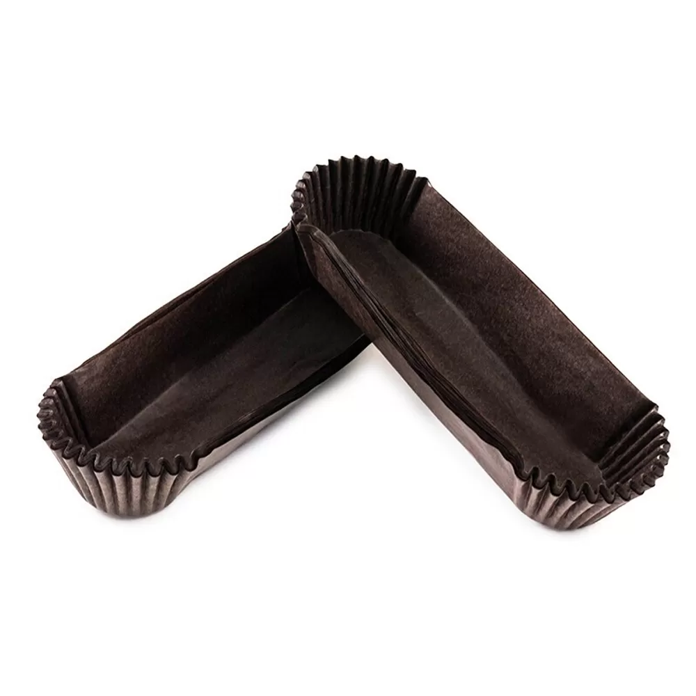 Тарталетка овал коричневая 136*26,5мм 1000шт