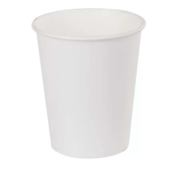 Стакан бум. д.гор 1сл Белый 195мл, D73мм/50/1250