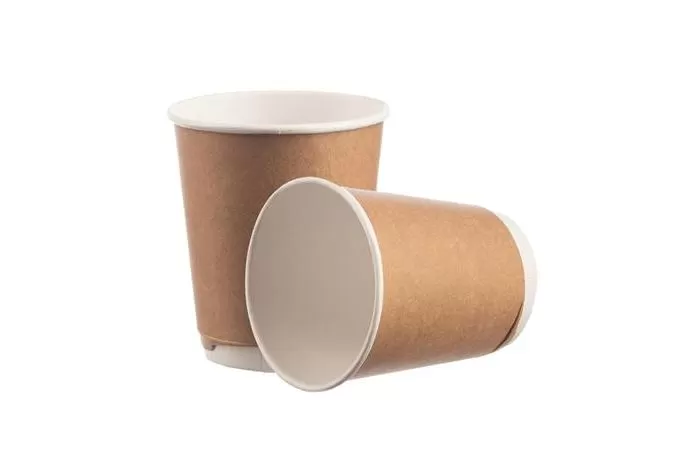 Стакан бум д/гор.2сл Крафт 250мл, D80мм 25шт/упак /20