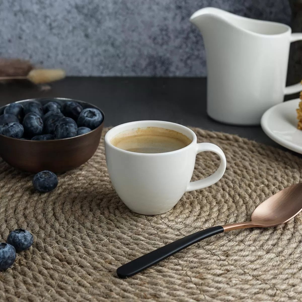 Кофейная чашка v=100мл, фарфор "NOBLE" серия "Fine Plus"