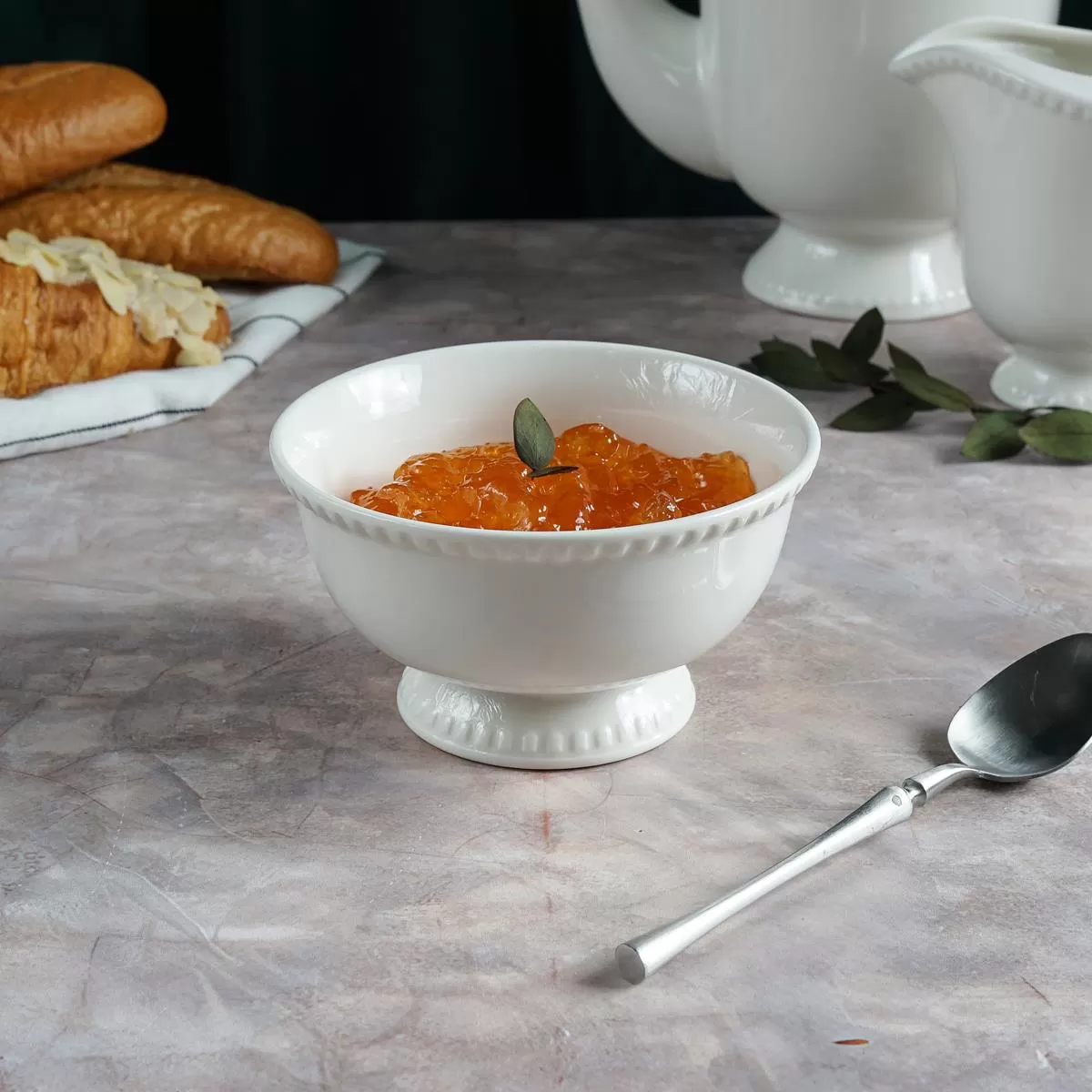 Салатник d=11,5 cм, h=6.5 см, v=200мл, фарфор "NOBLE" серия "LUXE"