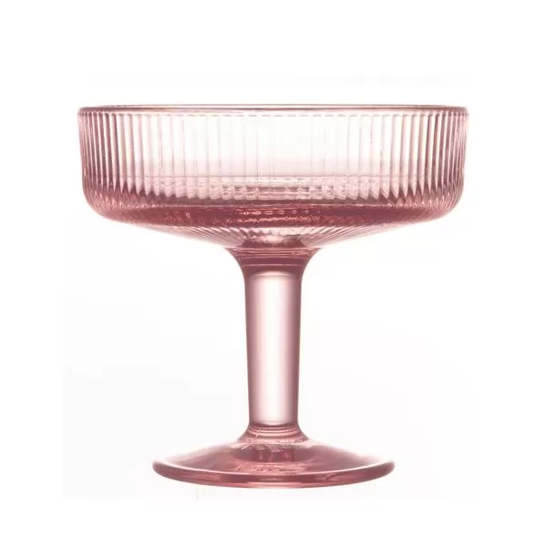 Бокал для шампанского/креманка 330 мл, цвет розовый ALICE ROSE
