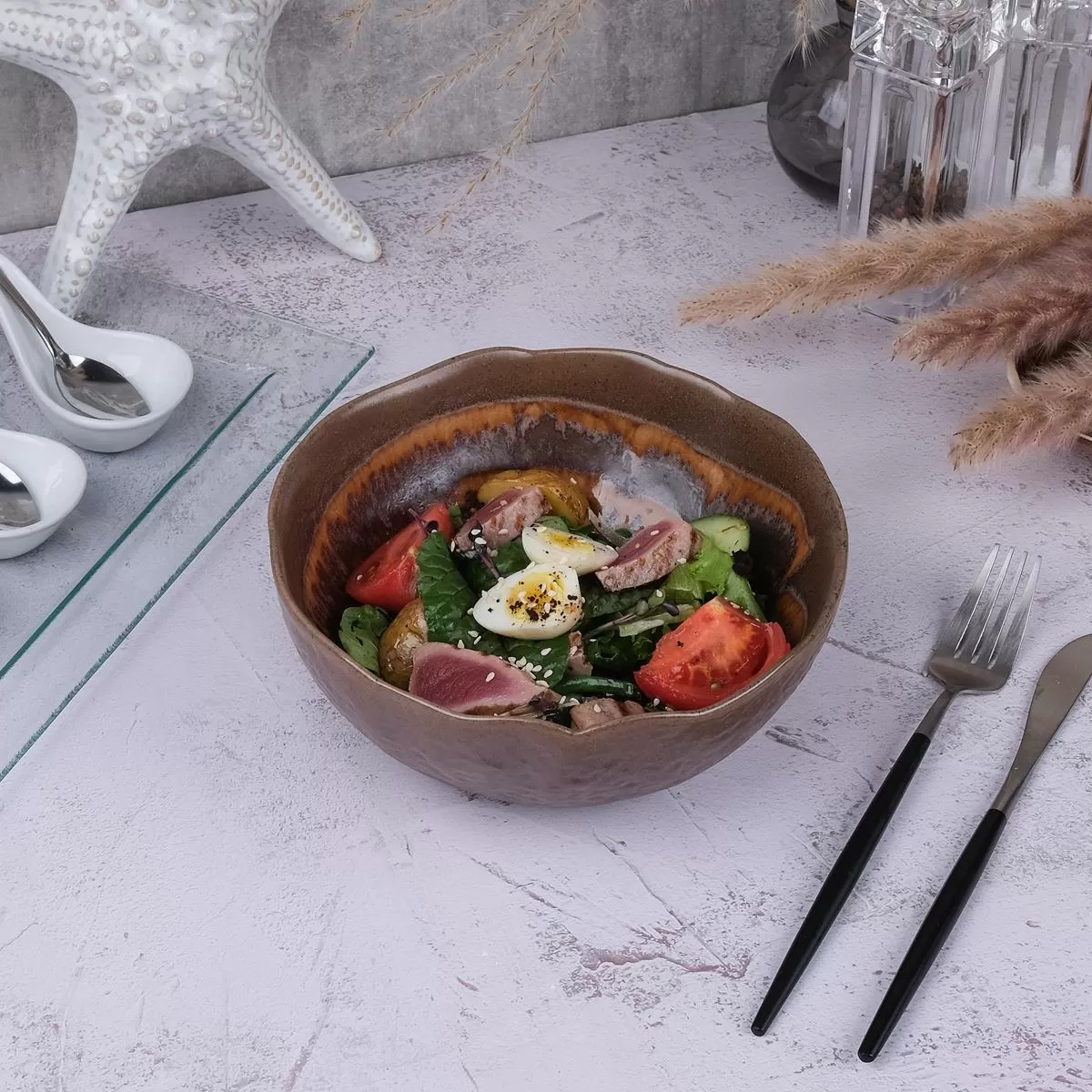 Салатник d=18 см, 1 л,керамика "Frutti di Mare" P.L.