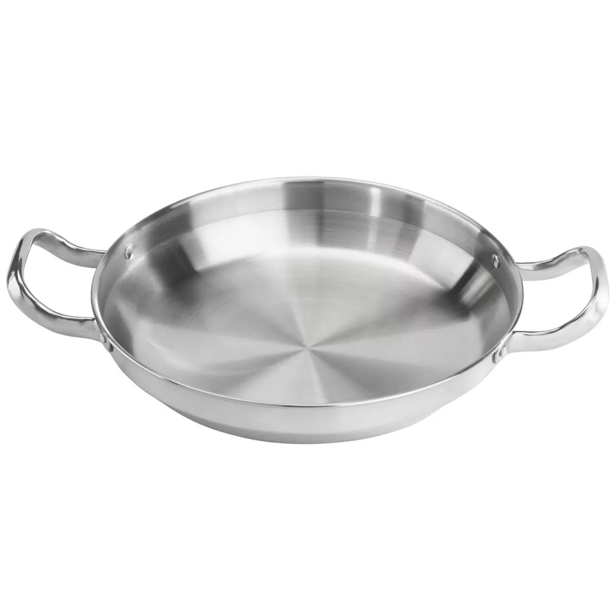 Сковорода порционная c ручками 20 см, h4.5см, 1,2 л, нержавейка, P.L. Proff Cuisine