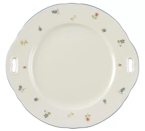 Блюдо круглое с ручками 27×26 см, Marialuise Streublume